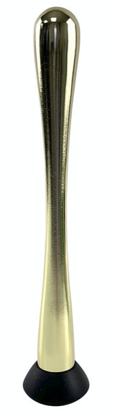 Goldener Stößel mit Silikonspitze - 22 cm